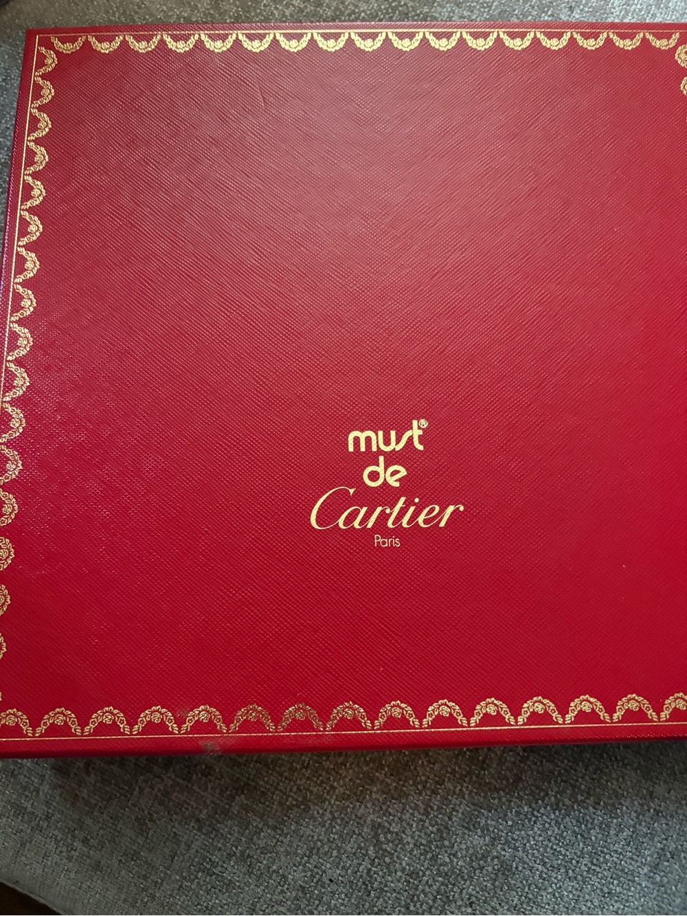 Must de Cartier Pink Gemstone Print Silk Scarf - Picture 8 of 8